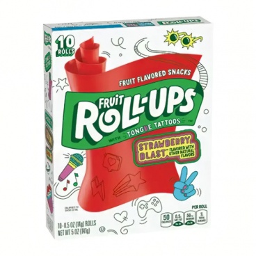 Fruit Roll-Ups Strawberry Pack 10 - 0.5oz Rolls Roll Ups