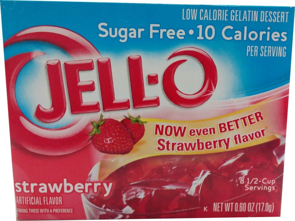 Jello Strawberry Sugar Free (17g) 2 Packs American Food Store