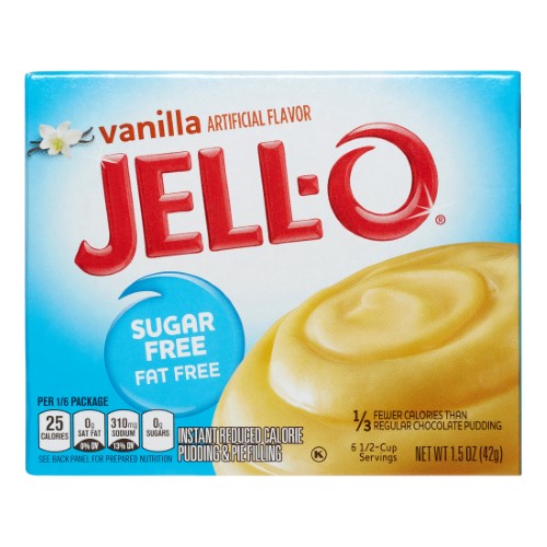 Jell-o Vanilla Sugar Free Pudding & Pie (2 Packs) (42g)