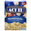 Act II Homestyle Microwave Butter Popcorn 468g