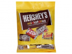Hershey's  Miniatures Assorted Chocolates (136g) Bag
