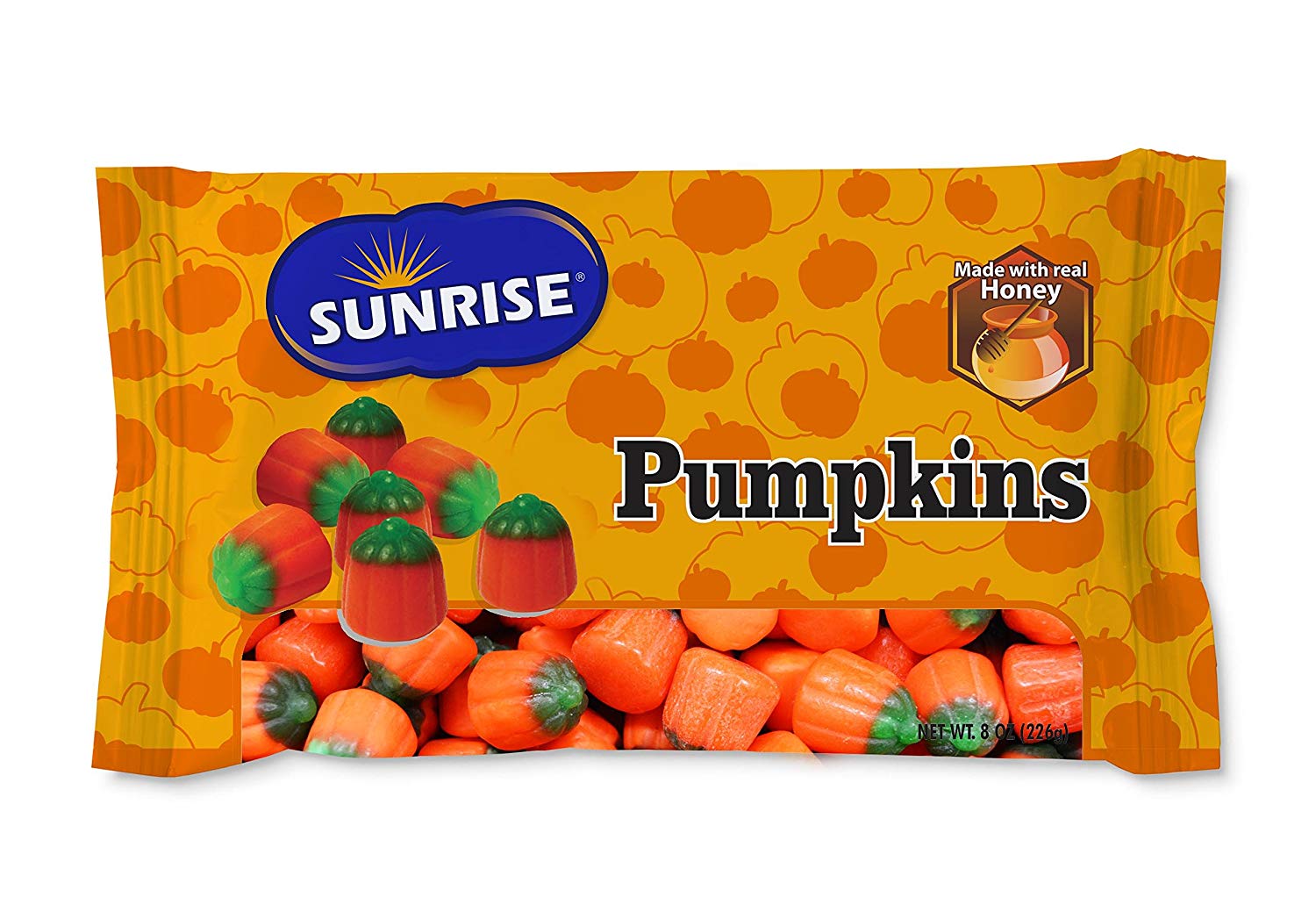 2x sunrise pumpkins candy corn