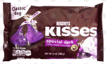 Hershey's Kisses - Special DARK Mildy Sweet Chocolate Large 340g (12oz) Bag
