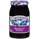 Smucker's  Blue Berry Preserves 340g - Smuckers Glass Bottle
