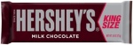 Hersheys Milk Chocolate Bar King Size 2.6oz 73g Hershey's