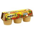 Mott's Apple Sauce -NATURAL  UNSWEETENED 6 Cup  - 4 oz (113 g) Motts