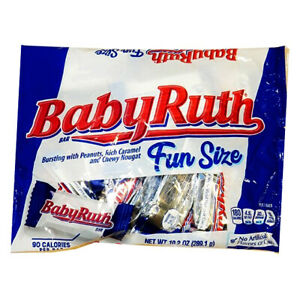 Baby ruth fun size bags 2891.g