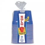 Solo Party Cups - Blue 18oz - 50 Counts Square Base