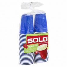 Solo Party Cups Square Base (50 count) 266ml