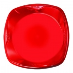 SOLO Grip Square Red Plate 9in 20 count/pack