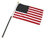 American Flag 8'' x 12 USA Stick Flag Best Quality