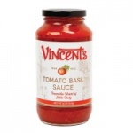 Vincent's Tomato Basil Sauce 25oz 708g