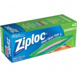 Ziploc Zipper Sandwich Bags, 40 Ct
