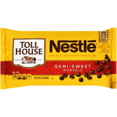 Nestle Toll House Semi Sweet Morsels 24oz 680g Large Bag