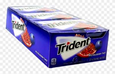 Trident Wild Blueberry Twist-sugar free 14 sticks Case Buy 12 packs