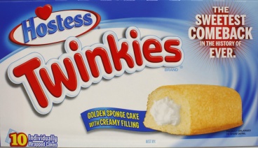Hostess Twinkies Box of 10 Individually Wrapped Cakes