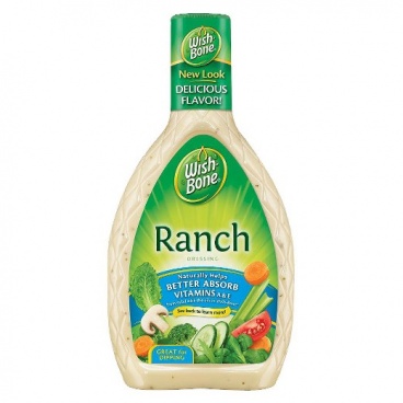 WishBone Ranch Salad Dressing  8oz  Wish Bone