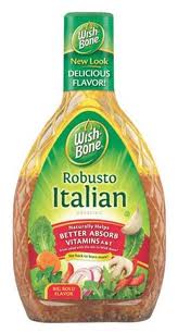 Wish-Bone Robusto Italian Dressing 8fl oz 237ml WishBone Dressing