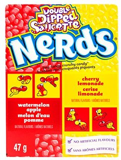 Wonka Nerds Double Dipped Watermelon Apple & Cherry Lemonade 47g