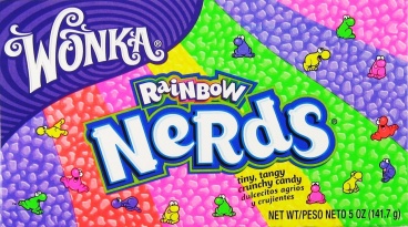 Wonka Rainbow Nerds Box 5oz 141g American Candy